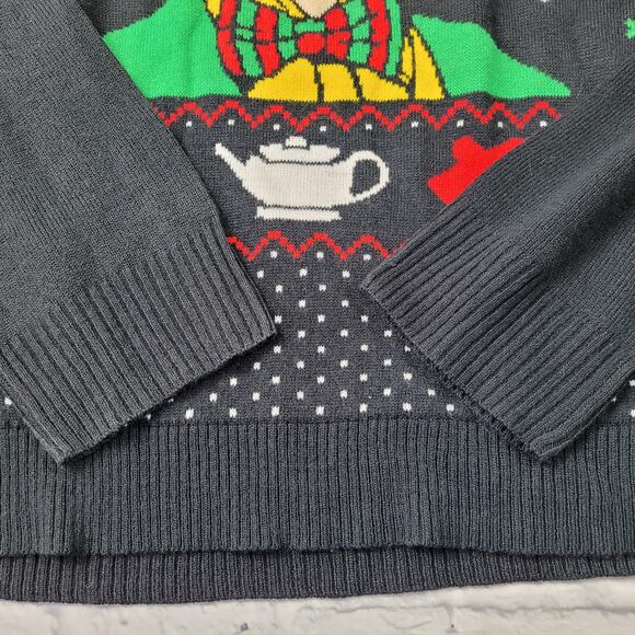 The Office Dwight Elf Fact Xmas is Here Ugly Christmas Sweater - Picture 2 of 7